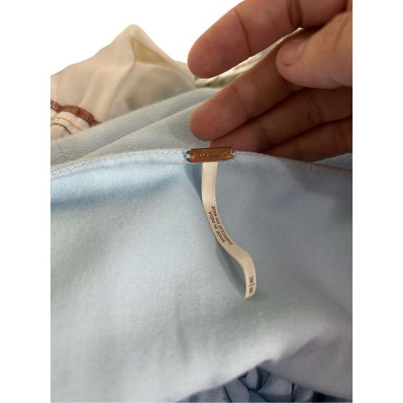 Free People Short Sleeve Button Down Long Dress Size Medium - Picture 5 of 7